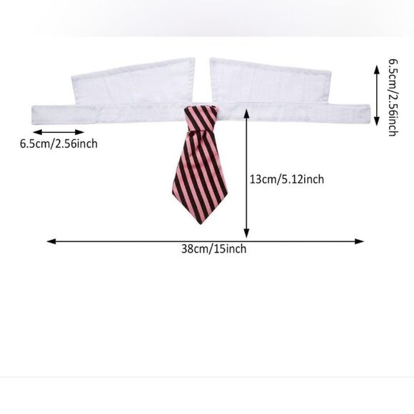 NEW Pet Bow Tie Adjustable Pet Neck Tie Costume Formal Dog Collar - Picture 3 of 5